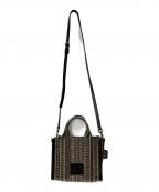 MARC JACOBSマークジェイコブス）の古着「ザ モノグラム ジャガードクロスボディ トート バッグ ミニ」