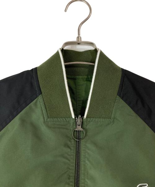 LACOSTE（ラコステ）LACOSTE (ラコステ) リバーシブルボンバージャケット グリーン サイズ:48の古着・服飾アイテム