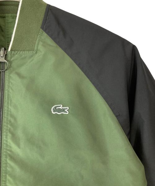LACOSTE（ラコステ）LACOSTE (ラコステ) リバーシブルボンバージャケット グリーン サイズ:48の古着・服飾アイテム