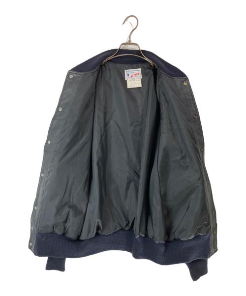butwin（バトウィン）BUTWIN (バトウィン) 60-70s レザースタジャン ブラック サイズ:Mの古着・服飾アイテム