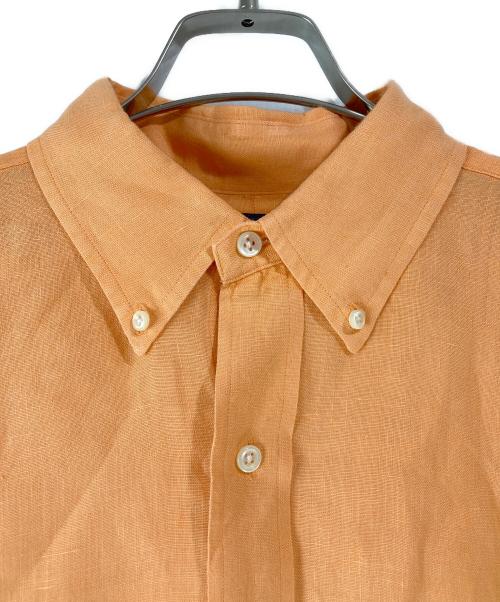 RALPH LAUREN（ラルフローレン）RALPH LAUREN (ラルフローレン) クラシックフィットリネンシャツ オレンジ サイズ:Ｍの古着・服飾アイテム