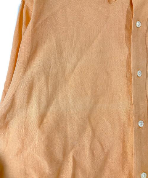 RALPH LAUREN（ラルフローレン）RALPH LAUREN (ラルフローレン) クラシックフィットリネンシャツ オレンジ サイズ:Ｍの古着・服飾アイテム