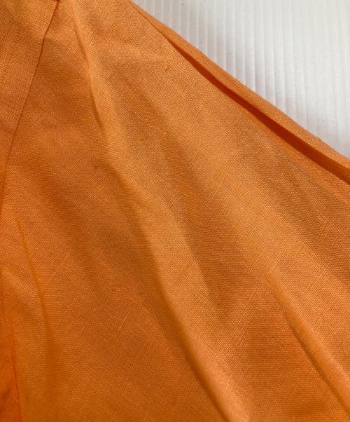 RALPH LAUREN（ラルフローレン）RALPH LAUREN (ラルフローレン) クラシックフィットリネンシャツ オレンジ サイズ:Ｍの古着・服飾アイテム