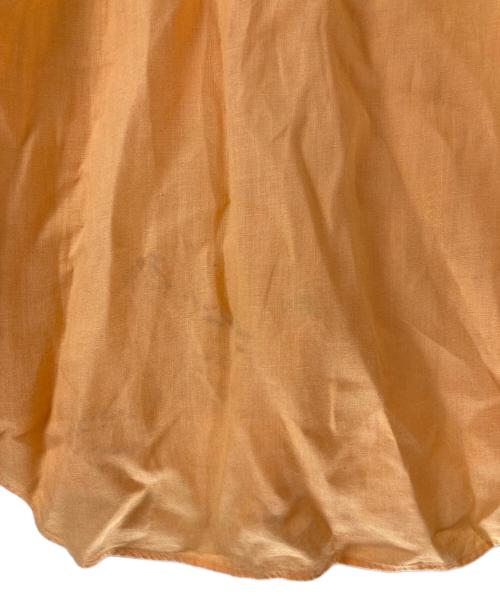 RALPH LAUREN（ラルフローレン）RALPH LAUREN (ラルフローレン) クラシックフィットリネンシャツ オレンジ サイズ:Ｍの古着・服飾アイテム
