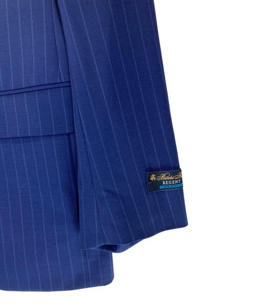 BROOKS BROTHERS（ブルックスブラザーズ）BROOKS BROTHERS (ブルックスブラザーズ) REGENT ストライプセットアップスーツ ブルー サイズ:38S/W32の古着・服飾アイテム