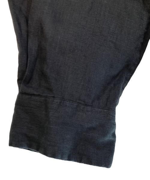 MARGARET HOWELL（マーガレットハウエル）MARGARET HOWELL (マーガレットハウエル) LIGHT WEIGHT LINEN/リネンオープンカラーシャツ ブラック サイズ:1の古着・服飾アイテム