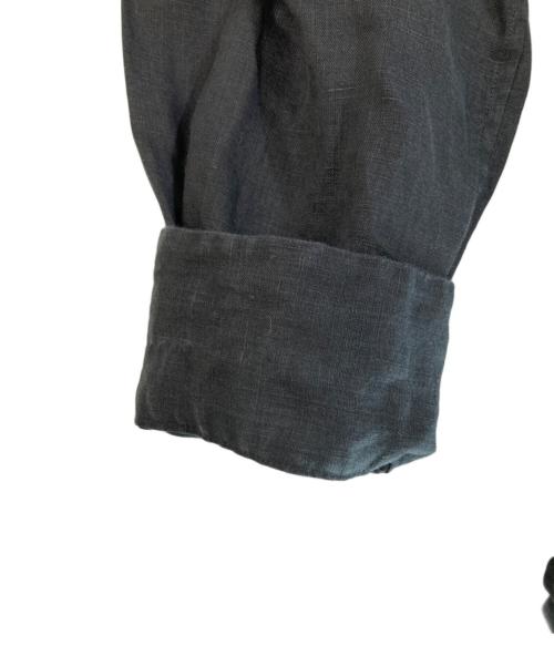 MARGARET HOWELL（マーガレットハウエル）MARGARET HOWELL (マーガレットハウエル) LIGHT WEIGHT LINEN/リネンオープンカラーシャツ ブラック サイズ:1の古着・服飾アイテム