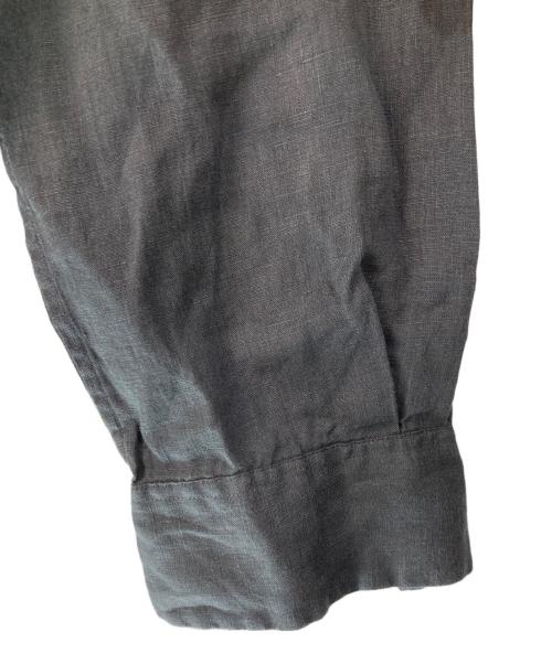 MARGARET HOWELL（マーガレットハウエル）MARGARET HOWELL (マーガレットハウエル) LIGHT WEIGHT LINEN/リネンオープンカラーシャツ ブラック サイズ:1の古着・服飾アイテム