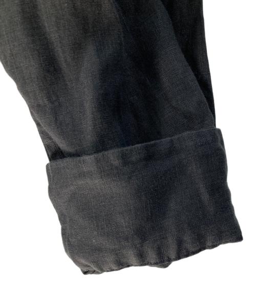 MARGARET HOWELL（マーガレットハウエル）MARGARET HOWELL (マーガレットハウエル) LIGHT WEIGHT LINEN/リネンオープンカラーシャツ ブラック サイズ:1の古着・服飾アイテム