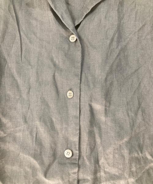 MARGARET HOWELL（マーガレットハウエル）MARGARET HOWELL (マーガレットハウエル) LIGHT WEIGHT LINEN/リネンオープンカラーシャツ ブラック サイズ:1の古着・服飾アイテム