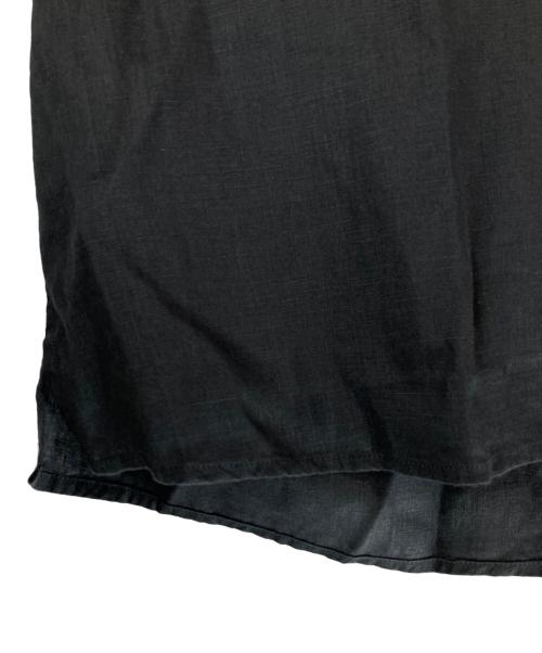 MARGARET HOWELL（マーガレットハウエル）MARGARET HOWELL (マーガレットハウエル) LIGHT WEIGHT LINEN/リネンオープンカラーシャツ ブラック サイズ:1の古着・服飾アイテム