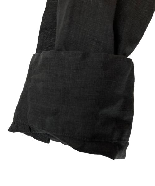 MARGARET HOWELL（マーガレットハウエル）MARGARET HOWELL (マーガレットハウエル) LIGHT WEIGHT LINEN/リネンオープンカラーシャツ ブラック サイズ:1の古着・服飾アイテム