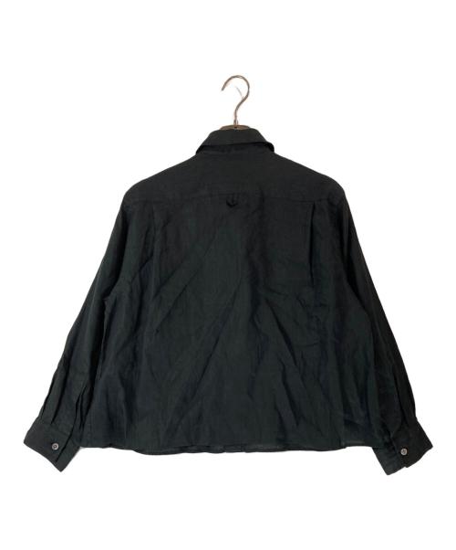 MARGARET HOWELL（マーガレットハウエル）MARGARET HOWELL (マーガレットハウエル) LIGHTWEIGHT LINEN/リネンシャツ ブラック サイズ:1の古着・服飾アイテム