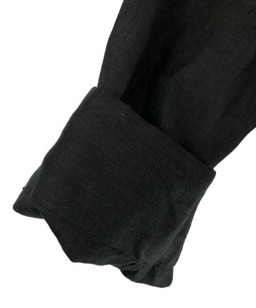MARGARET HOWELL（マーガレットハウエル）MARGARET HOWELL (マーガレットハウエル) LIGHTWEIGHT LINEN/リネンシャツ ブラック サイズ:1の古着・服飾アイテム