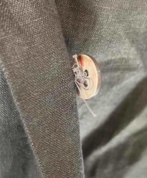 MARGARET HOWELL（マーガレットハウエル）MARGARET HOWELL (マーガレットハウエル) LIGHTWEIGHT LINEN/リネンシャツ ブラック サイズ:1の古着・服飾アイテム