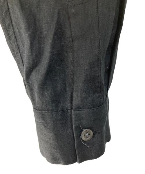 MARGARET HOWELL（マーガレットハウエル）MARGARET HOWELL (マーガレットハウエル) LIGHTWEIGHT LINEN/リネンシャツ ブラック サイズ:1の古着・服飾アイテム