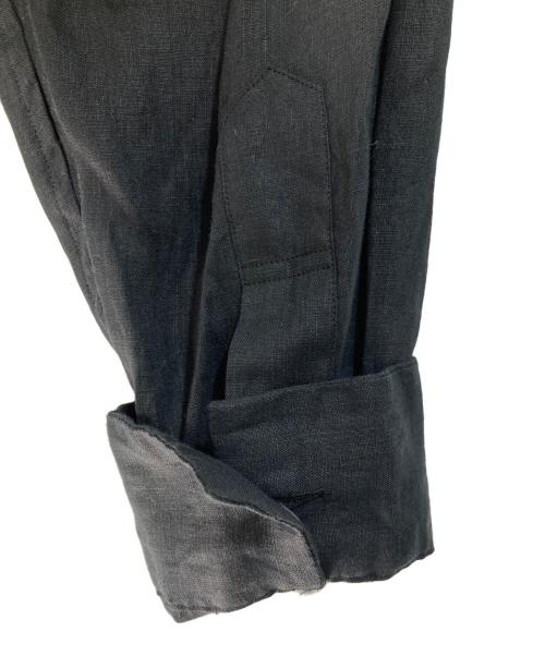 MARGARET HOWELL（マーガレットハウエル）MARGARET HOWELL (マーガレットハウエル) LIGHTWEIGHT LINEN/リネンシャツ ブラック サイズ:1の古着・服飾アイテム