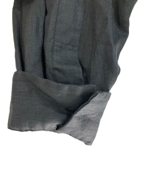 MARGARET HOWELL（マーガレットハウエル）MARGARET HOWELL (マーガレットハウエル) LIGHTWEIGHT LINEN/リネンシャツ ブラック サイズ:1の古着・服飾アイテム