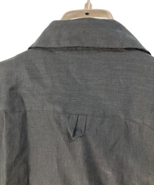 MARGARET HOWELL（マーガレットハウエル）MARGARET HOWELL (マーガレットハウエル) LIGHTWEIGHT LINEN/リネンシャツ ブラック サイズ:1の古着・服飾アイテム