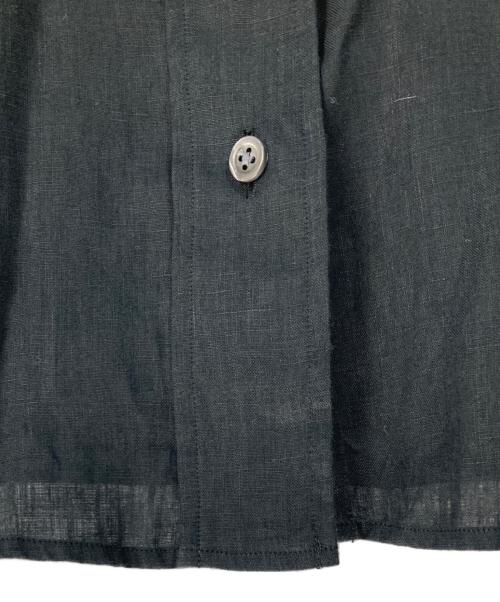 MARGARET HOWELL（マーガレットハウエル）MARGARET HOWELL (マーガレットハウエル) LIGHTWEIGHT LINEN/リネンシャツ ブラック サイズ:1の古着・服飾アイテム