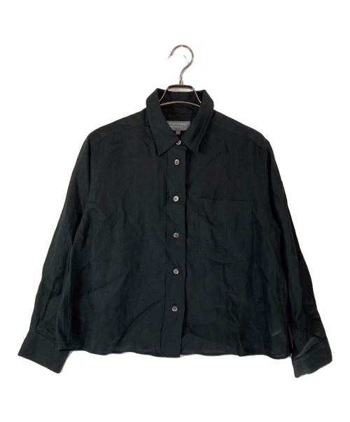 MARGARET HOWELL（マーガレットハウエル）MARGARET HOWELL (マーガレットハウエル) LIGHTWEIGHT LINEN/リネンシャツ ブラック サイズ:1の古着・服飾アイテム