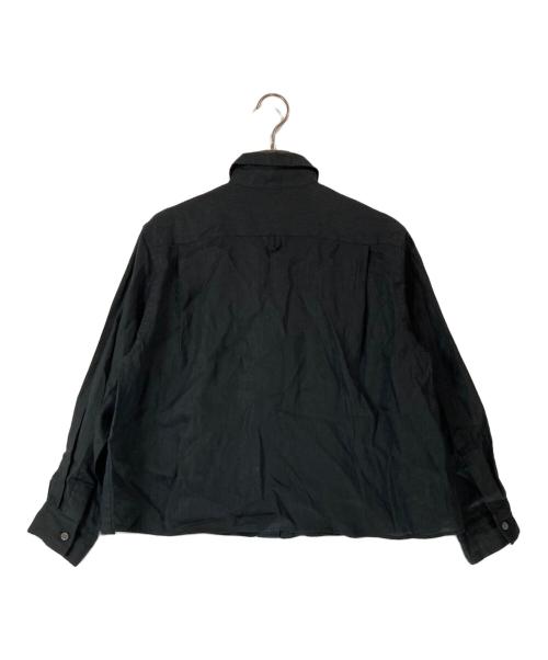 MARGARET HOWELL（マーガレットハウエル）MARGARET HOWELL (マーガレットハウエル) LIGHTWEIGHT LINEN/リネンシャツ ブラック サイズ:1の古着・服飾アイテム