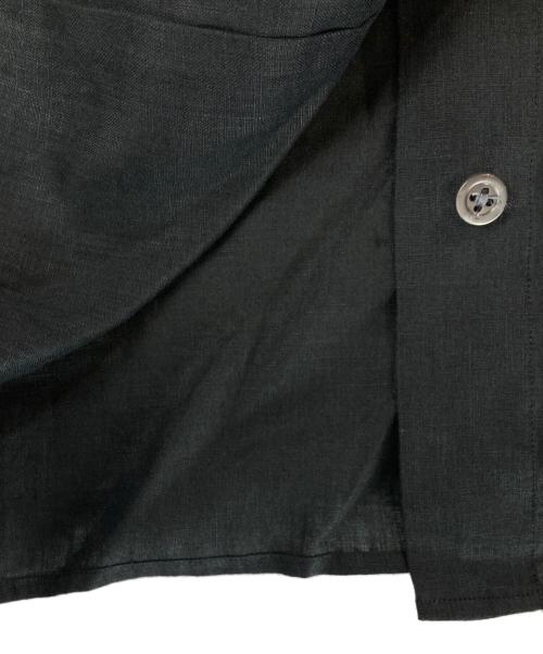 MARGARET HOWELL（マーガレットハウエル）MARGARET HOWELL (マーガレットハウエル) LIGHTWEIGHT LINEN/リネンシャツ ブラック サイズ:1の古着・服飾アイテム
