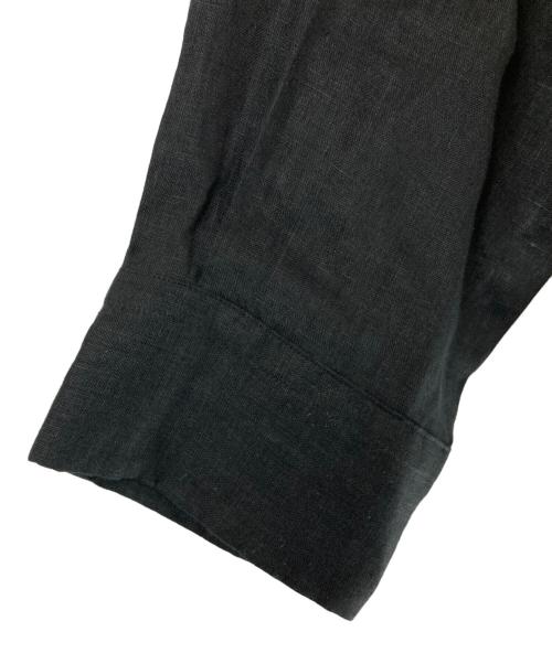 MARGARET HOWELL（マーガレットハウエル）MARGARET HOWELL (マーガレットハウエル) LIGHTWEIGHT LINEN/リネンシャツ ブラック サイズ:1の古着・服飾アイテム