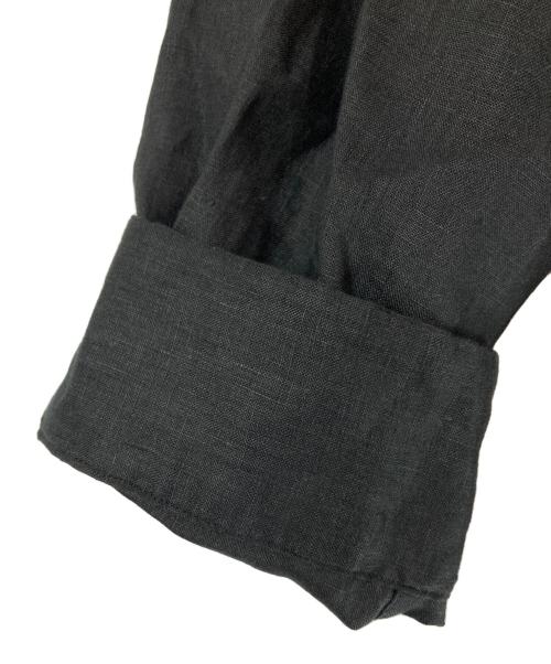 MARGARET HOWELL（マーガレットハウエル）MARGARET HOWELL (マーガレットハウエル) LIGHTWEIGHT LINEN/リネンシャツ ブラック サイズ:1の古着・服飾アイテム