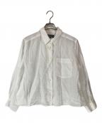 MARGARET HOWELLマーガレットハウエル）の古着「LIGHTWEIGHT LINEN/リネンシャツ」｜ホワイト