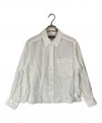 MARGARET HOWELLマーガレットハウエル）の古着「LIGHTWEIGHT LINEN/リネンシャツ」｜ホワイト