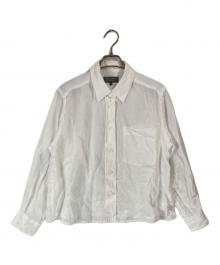 MARGARET HOWELL（マーガレットハウエル）の古着「LIGHTWEIGHT LINEN/リネンシャツ」｜ホワイト
