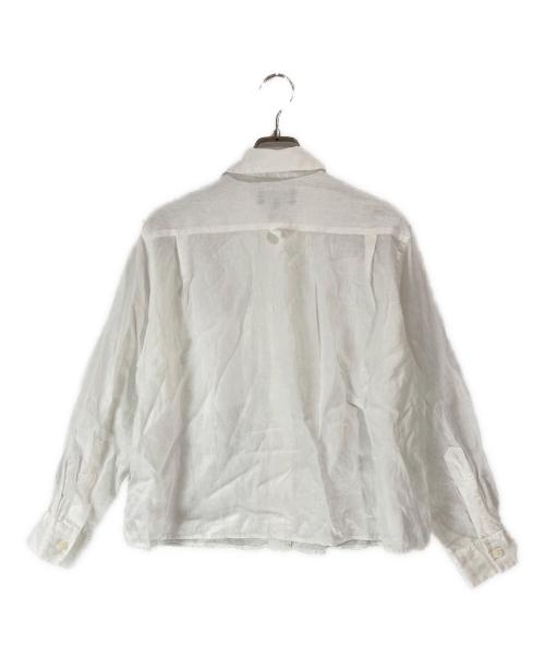 MARGARET HOWELL（マーガレットハウエル）MARGARET HOWELL (マーガレットハウエル) LIGHTWEIGHT LINEN/リネンシャツ ホワイト サイズ:1の古着・服飾アイテム