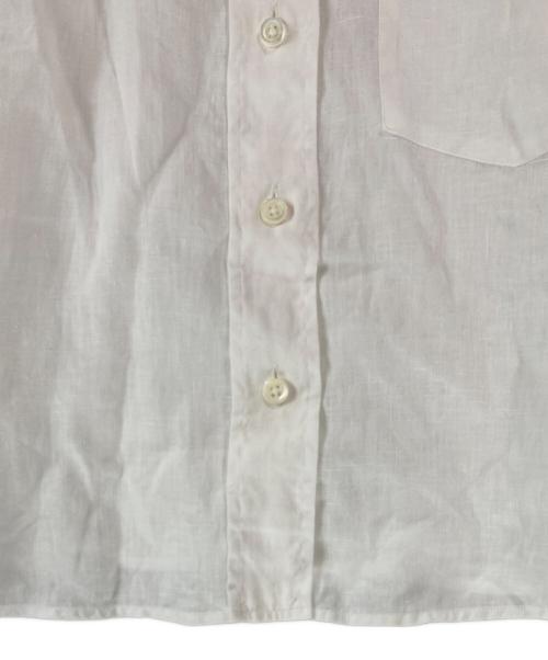 MARGARET HOWELL（マーガレットハウエル）MARGARET HOWELL (マーガレットハウエル) LIGHTWEIGHT LINEN/リネンシャツ ホワイト サイズ:1の古着・服飾アイテム