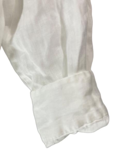 MARGARET HOWELL（マーガレットハウエル）MARGARET HOWELL (マーガレットハウエル) LIGHTWEIGHT LINEN/リネンシャツ ホワイト サイズ:1の古着・服飾アイテム