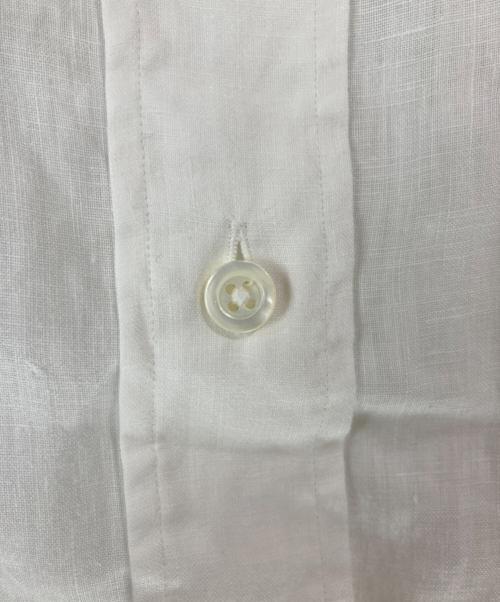 MARGARET HOWELL（マーガレットハウエル）MARGARET HOWELL (マーガレットハウエル) LIGHTWEIGHT LINEN/リネンシャツ ホワイト サイズ:1の古着・服飾アイテム