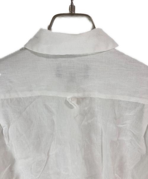 MARGARET HOWELL（マーガレットハウエル）MARGARET HOWELL (マーガレットハウエル) LIGHTWEIGHT LINEN/リネンシャツ ホワイト サイズ:1の古着・服飾アイテム