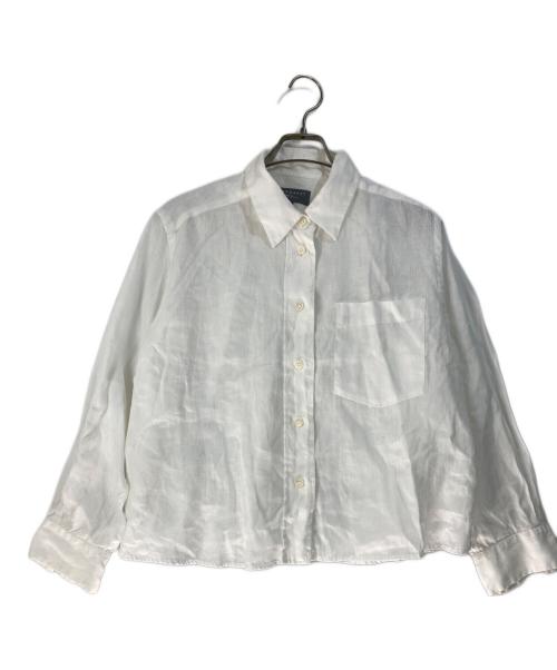 MARGARET HOWELL（マーガレットハウエル）MARGARET HOWELL (マーガレットハウエル) LIGHTWEIGHT LINEN/リネンシャツ ホワイト サイズ:1の古着・服飾アイテム