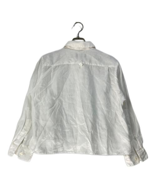 MARGARET HOWELL（マーガレットハウエル）MARGARET HOWELL (マーガレットハウエル) LIGHTWEIGHT LINEN/リネンシャツ ホワイト サイズ:1の古着・服飾アイテム