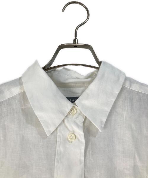 MARGARET HOWELL（マーガレットハウエル）MARGARET HOWELL (マーガレットハウエル) LIGHTWEIGHT LINEN/リネンシャツ ホワイト サイズ:1の古着・服飾アイテム