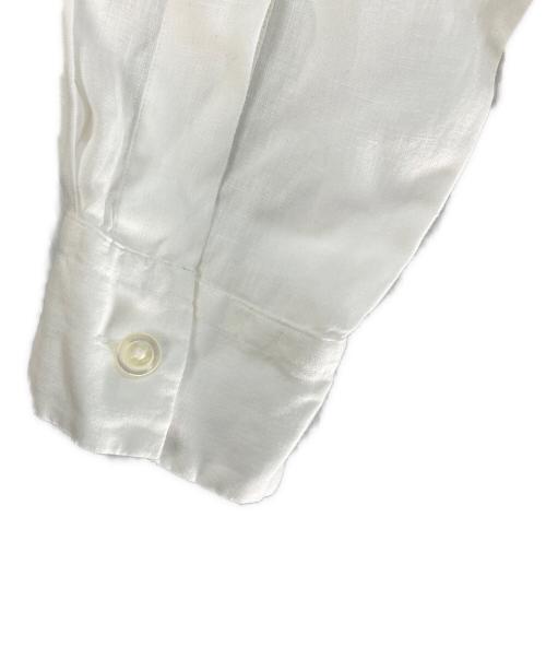 MARGARET HOWELL（マーガレットハウエル）MARGARET HOWELL (マーガレットハウエル) LIGHTWEIGHT LINEN/リネンシャツ ホワイト サイズ:1の古着・服飾アイテム