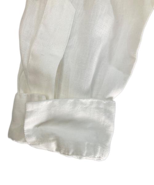 MARGARET HOWELL（マーガレットハウエル）MARGARET HOWELL (マーガレットハウエル) LIGHTWEIGHT LINEN/リネンシャツ ホワイト サイズ:1の古着・服飾アイテム