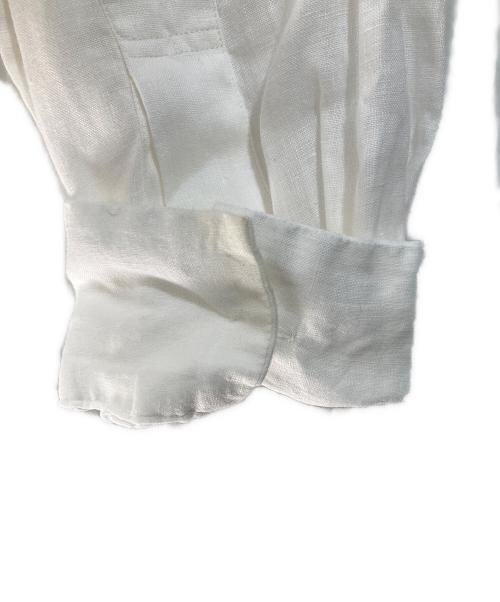 MARGARET HOWELL（マーガレットハウエル）MARGARET HOWELL (マーガレットハウエル) LIGHTWEIGHT LINEN/リネンシャツ ホワイト サイズ:1の古着・服飾アイテム