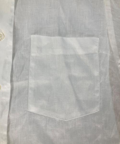 MARGARET HOWELL（マーガレットハウエル）MARGARET HOWELL (マーガレットハウエル) LIGHTWEIGHT LINEN/リネンシャツ ホワイト サイズ:1の古着・服飾アイテム