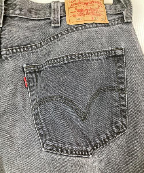 LEVI'S（リーバイス）LEVI'S (リーバイス) 501ブラックデニムパンツ ブラック サイズ:W38　L29の古着・服飾アイテム