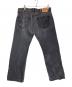 LEVI'S (リーバイス) 501ブラックデニムパンツ ブラック サイズ:W38　L29：8000円