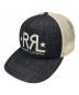 RRL（ダブルアールエル）の古着「ランチロゴ デニム トラッカーキャップ」｜ブラック