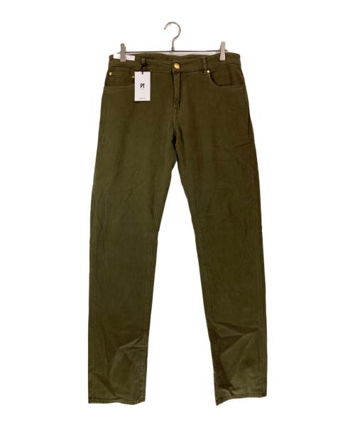 PT TORINO（ピーティートリノ）PT TORINO (ピーティートリノ) ストレッチデニムパンツ カーキ サイズ:34 未使用品の古着・服飾アイテム