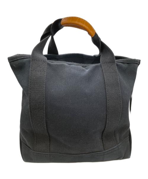 L.L.Bean（エルエルビーン）L.L.Bean (エルエルビーン) レザーハンドルキャンバストートバッグ ブラックの古着・服飾アイテム
