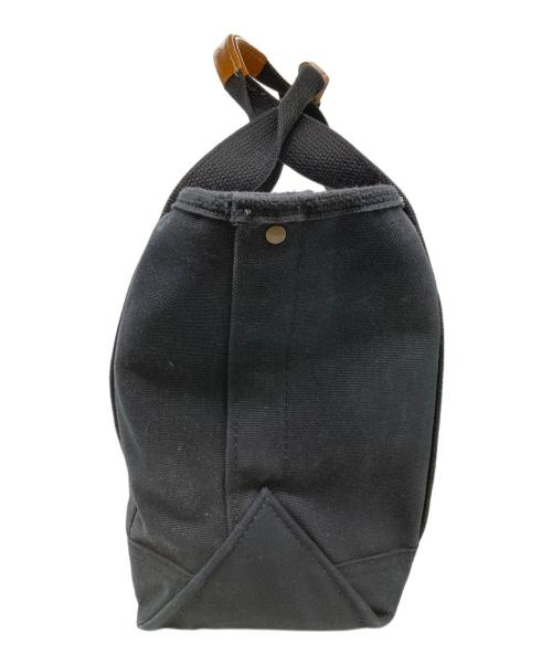 L.L.Bean（エルエルビーン）L.L.Bean (エルエルビーン) レザーハンドルキャンバストートバッグ ブラックの古着・服飾アイテム